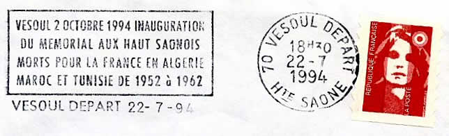 Mémorial des Haut Saonois morts pour la France