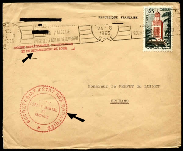 Bureau de Bône du Secrétariat aux Rapatriés