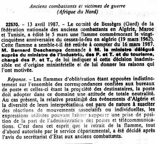 Justification Ministérielle