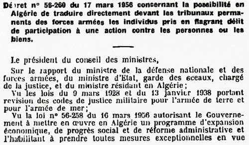 Decret justice Militaire N° 2